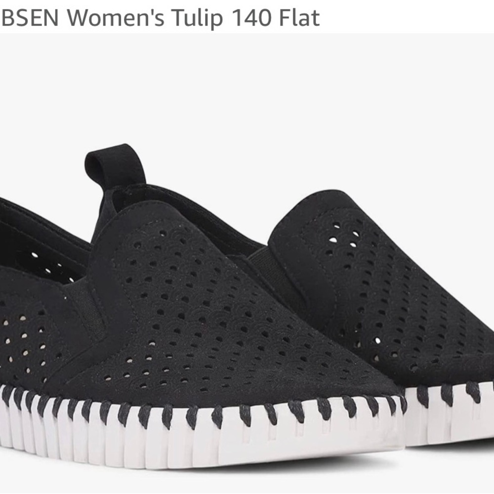 COPY - Isle Jacobson black tulip shoes.